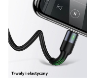 USAMS Kabel pleciony 3w1 0,35m 2A (lightning/microUSB/USB-C) - 1569027 - zdjęcie 11